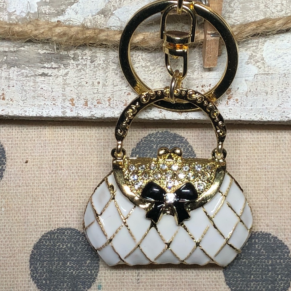 Purse keychain charm